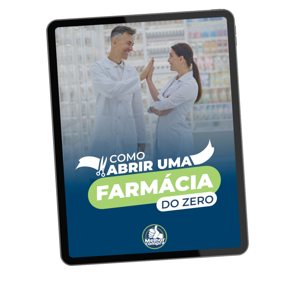 MOCKUP TABLET COMO ABRIR UMA FARMÁCIA DO ZERO.